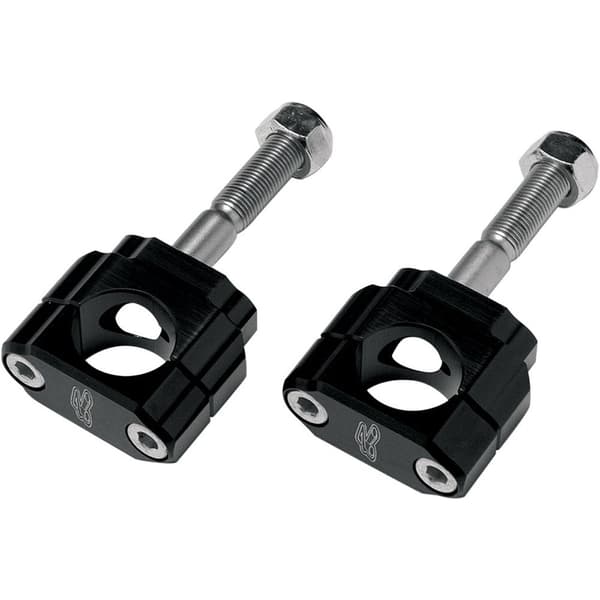 Renthal Zero Offset Suzuki 08-20 Bar Mounts Sort,Søvfarvet 28.6 mm