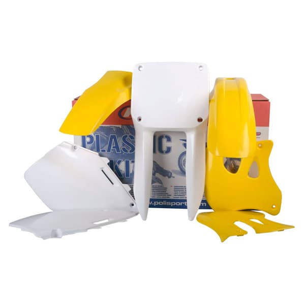 Polisport Off Road Mx Kit Suzuki Rm125/250 96-98 Keltainen,Valkoinen