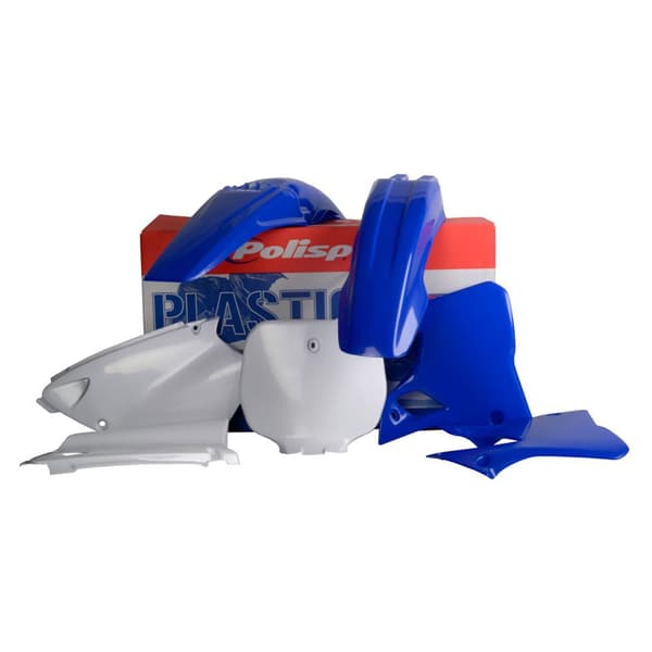 Polisport Off Road Mx Kit Yamaha Yz125/250 96-99 Oem Vit,Blå