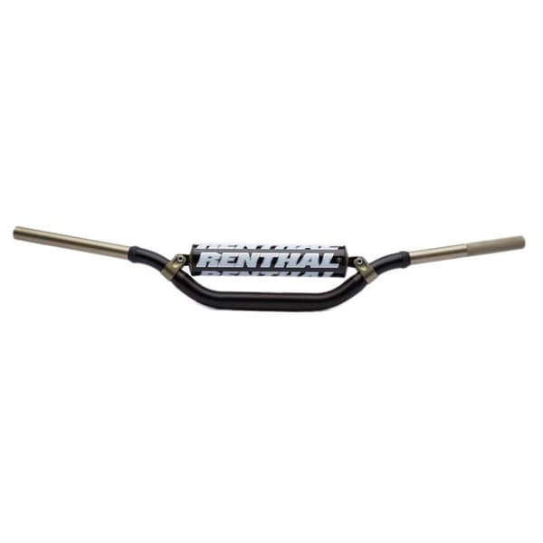 Renthal Scrambler-styre Med Skydd Twinwall 999 Mcgrath Svart 28.6 mm / 813 mm