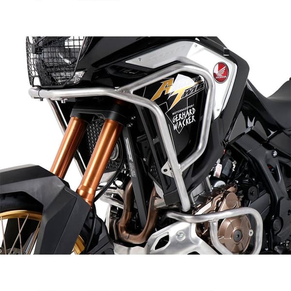 Hepco Becker Putkimainen Moottorin Suojus Honda Crf 1100l Africa Twin Adventure Sports 20 5029522 00 22 Hopeinen