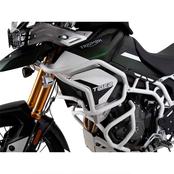 Hepco Becker Putkimainen Moottorin Suojus Solid Triumph Tiger 900 Rally/gt/pro 20 5097605 00 03 Valkoinen
