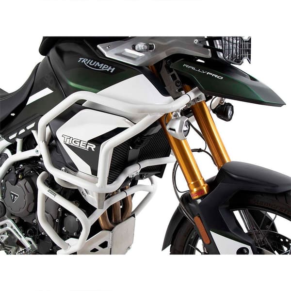 Hepco Becker Putkimainen Moottorin Suojus Solid Triumph Tiger 900 Rally/gt/pro 20 5097605 00 03 Valkoinen