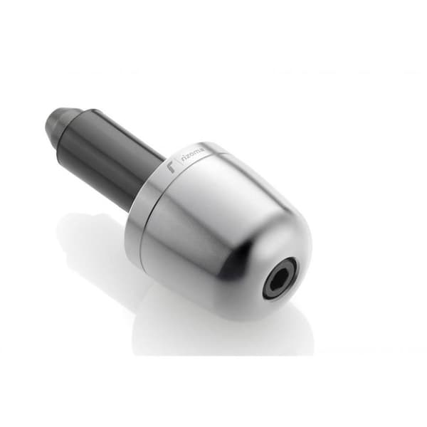 Rizoma Bar-end Plug Ma303 Hopeinen