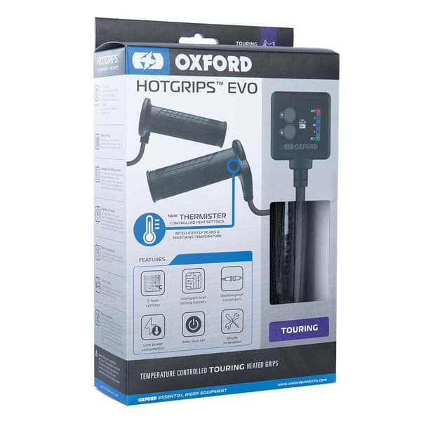 Oxford Automatiske Termostat-varmegreb Evo Touring Sort