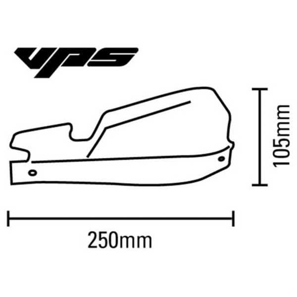 Barkbusters Håndværn Vps Mx/enduro Honda Bb-vps-007-01-bu Blå