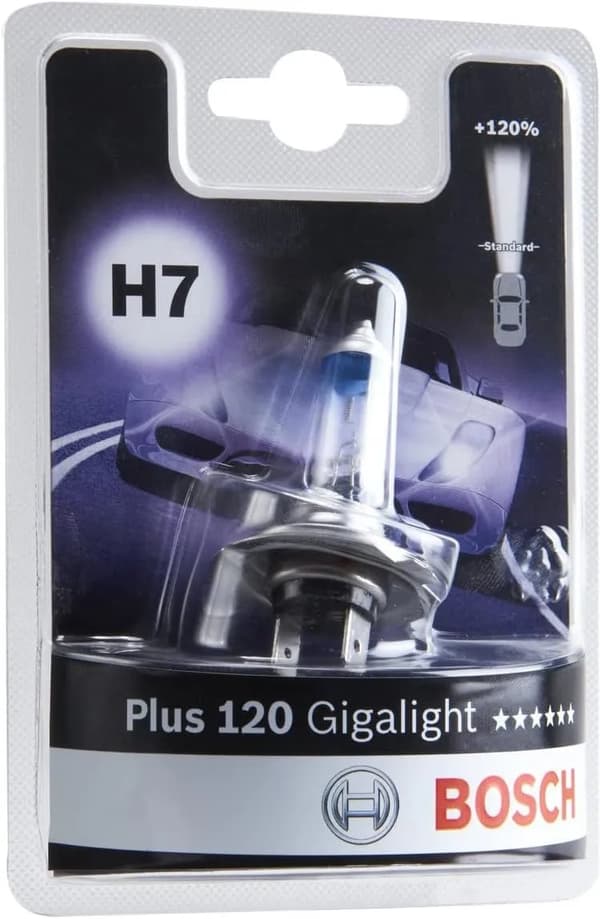 Bosch Plus 120 Gigalight - H7 Bilpære