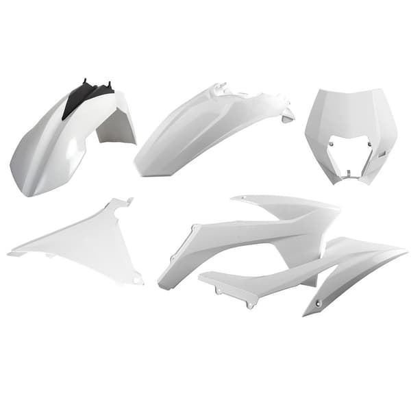 Polisport Off Road Enduro Kit W/mask Ktm Exc/exc-f 12-13 Vit