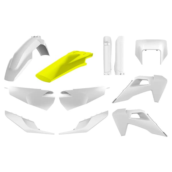 Polisport Off Road Plastsæt Full Husqvarna Te/fe 20-23 Gul,Hvid