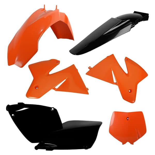 Polisport Off Road Plastsæt Mx Ktm Sx 00 Orange,Sort