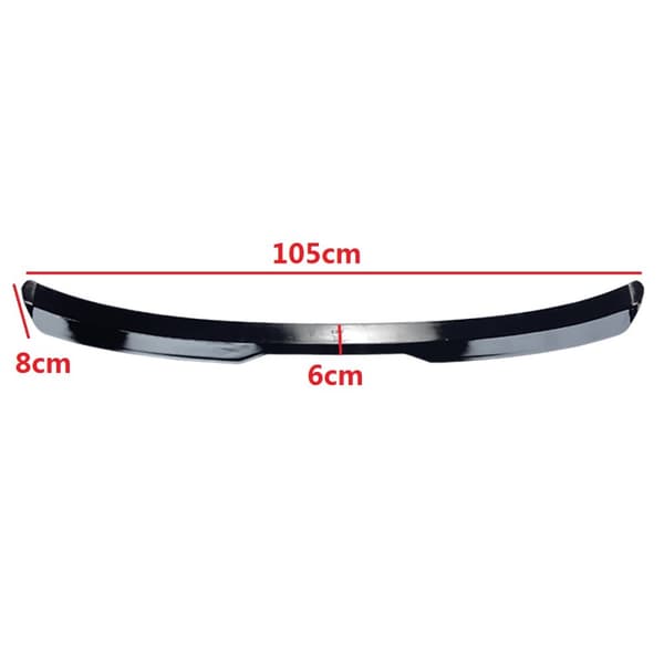 Tagbagspoiler Bagklap Wing Spoiler Splitter ABS Til VW Polo MK5 6R 6C 2011-2017