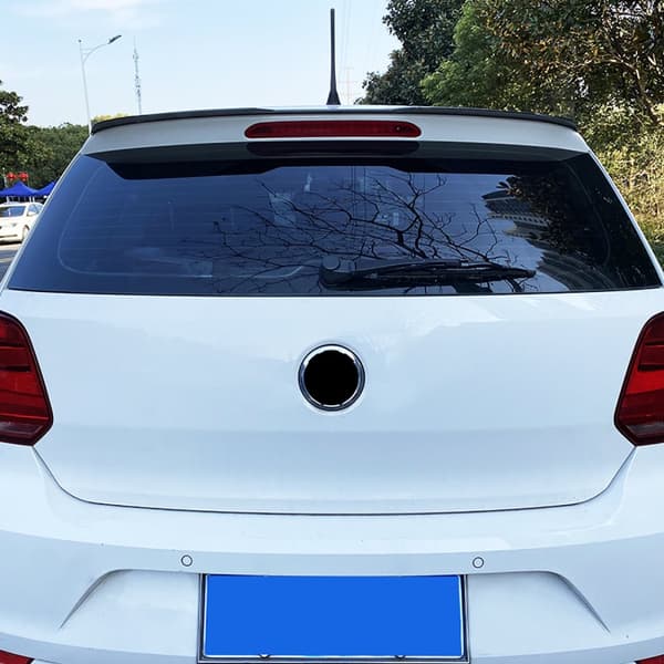 Tagbagspoiler Bagklap Wing Spoiler Splitter ABS Til VW Polo MK5 6R 6C 2011-2017