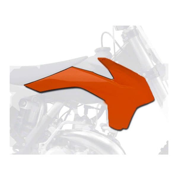Polisport Jäähdytin Kauhat Ktm Sx 01-04 Exc 03-04 Oranssi