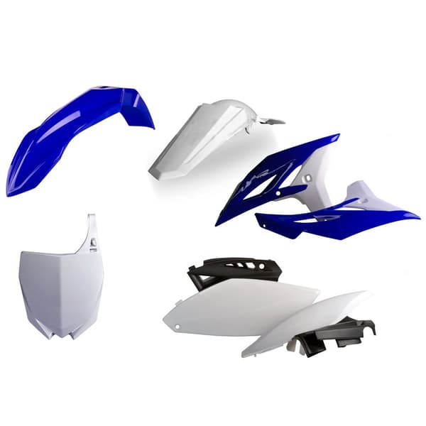 Polisport Off Road Mx Kit Yamaha Yz250f 10-13 Oem Valkoinen,Sininen