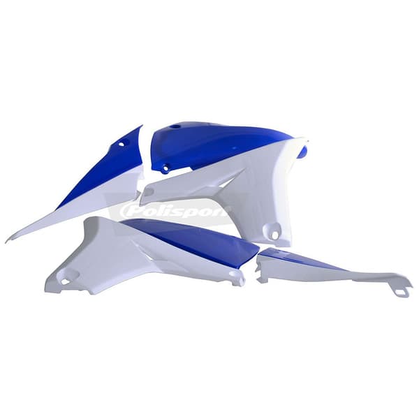 Polisport Off Road Radiator Scoops With Tank Cover Yamaha Yz450f 10-13 Blå