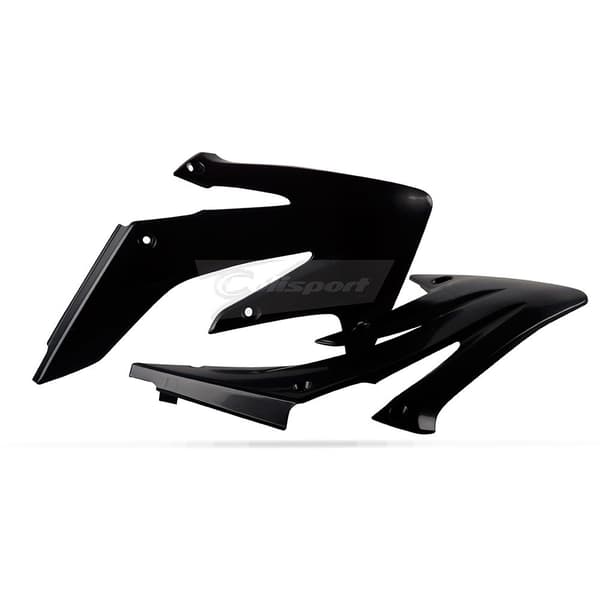 Polisport Off Road Radiator Scoops Honda Crf250r 04-09 Sort
