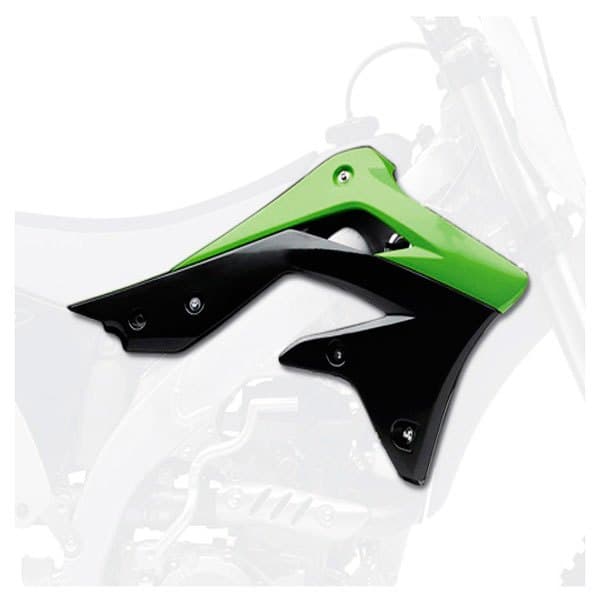 Polisport Off Road Jäähdytin Kauhat Kawasaki Kx250f 13-16 Vihreä,Musta