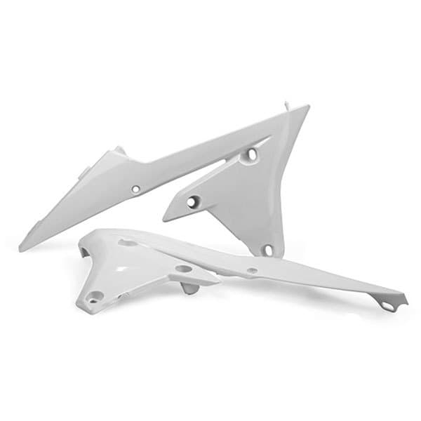 Polisport Off Road Radiator Scoops Yamaha Yz250f 14-18 Yz450f 14-17 Yz250fx 15-18 Hvid