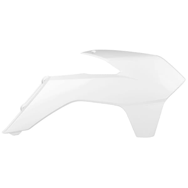 Polisport Off Road Radiator Scoops Ktm Glossy Finish Like Model 2015 Hvid