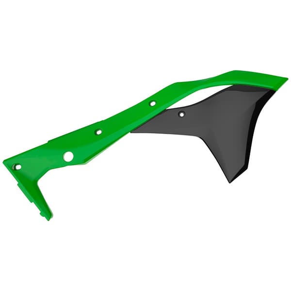 Polisport Off Road Radiator Scoops Kawasaki Kx250f 17-20 Grøn