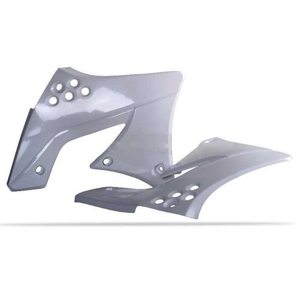 Polisport Off Road Jäähdyttimen Suojukset Kawasaki Kx250f 09-12 Valkoinen