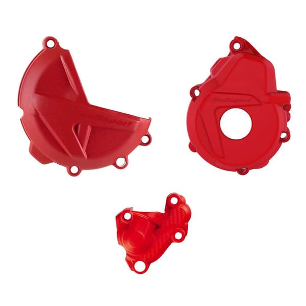 Polisport Off Road Koblings-og Tændingsdækselbeskytter Gas Gas 250/350 21- Rød