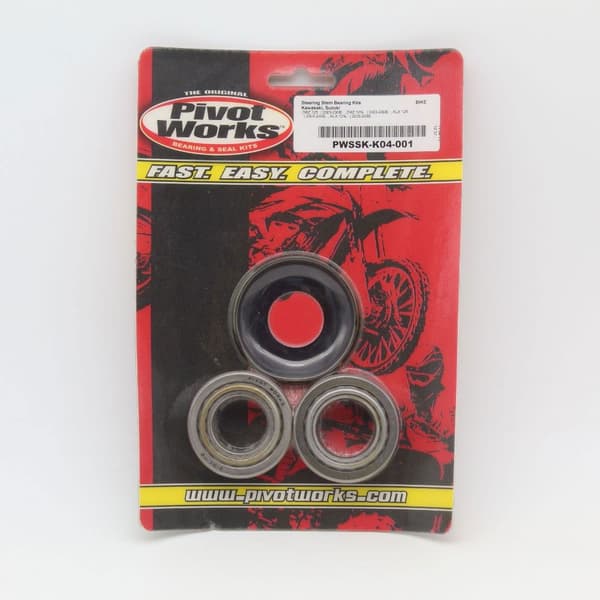 Pivot Works Ohjauslaakerisarja Kawas.klx 125 03-06/400 03/suz.drz 125 03-09 Punainen