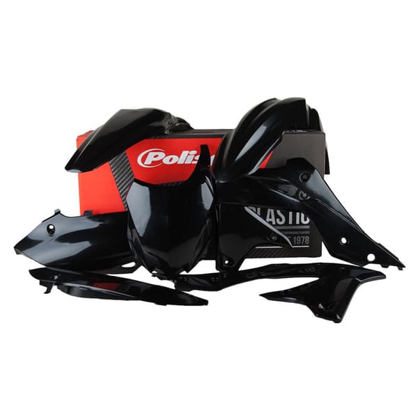 Polisport Off Road Mx Kit Kawasaki Kx250f 13-16 Musta