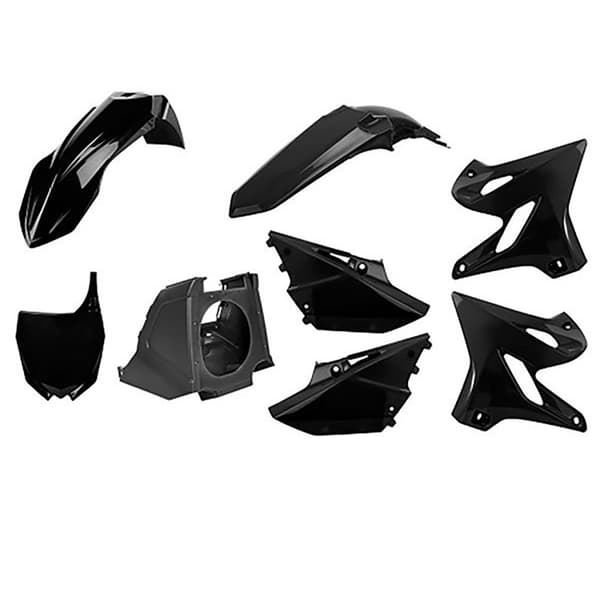 Polisport Off Road Mx Kit Restyling Yamaha Yz125/250 02-20 Musta