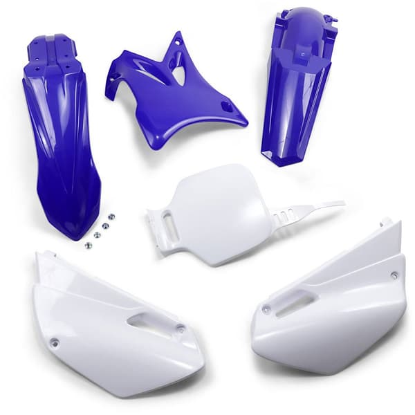 Ufo Plastkit Yamaha Yz 85 Lw 02-12 Vit,Blå