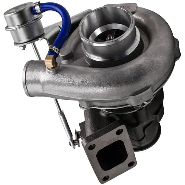 Turboaggregat, V-band Design, kapacitet på 420hk, turbo turbo