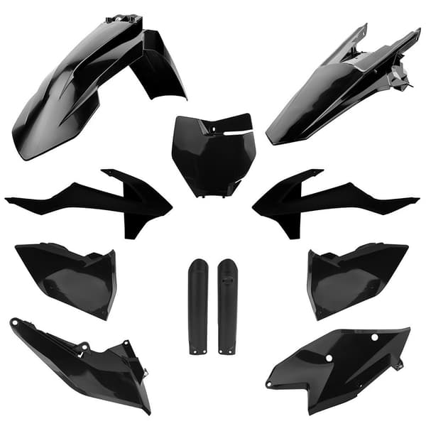 Polisport Off Road Plastsæt Full Ktm Exc/exc-f/xc-w/xc-fw (17-19) Negro Søvfarvet