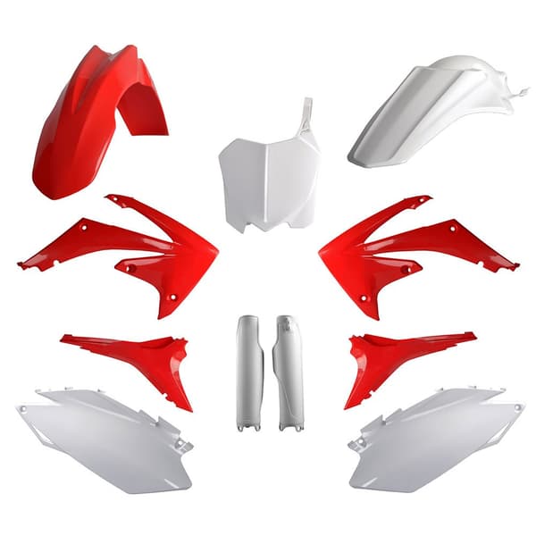 Polisport Off Road Plastsæt Mx Full Honda Crf250r 11-13/crf450r 11-12 Rød