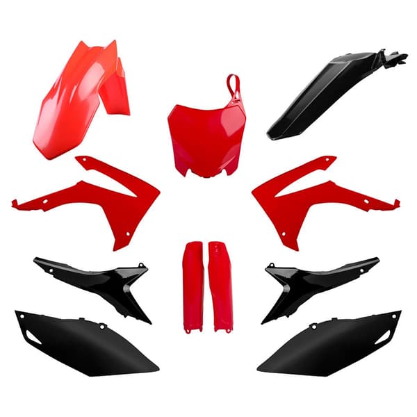 Polisport Off Road Plastkit Mx Full Honda Crf250r 14-17/crf450r 13-16 Röd