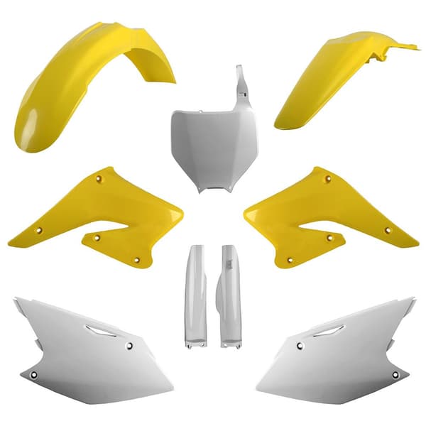 Polisport Off Road Plastkit Mx Full Suzuki Rmz250 (04-06) Oem Gul