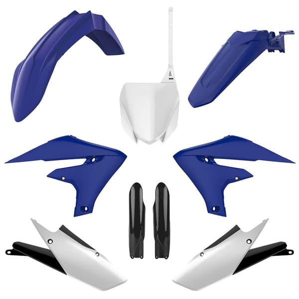 Polisport Off Road Plastkit Mx Full Yamaha Yz250f (19-23) Yz450f (18-22) Oem (11-12) Silver