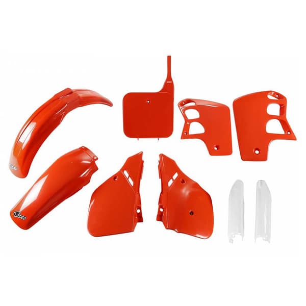 Ufo Plastkit Honda Cr 500 1989-1990 Hokit091f-121 Fork Protectors &