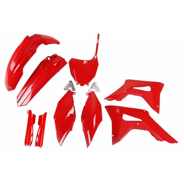 Ufo Plastsæt Honda Crf 250r/450r 2018-2021 Hokit119f-070 Fork Protectors &