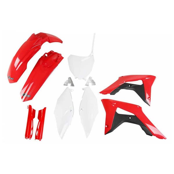 Ufo Plastsæt Honda Crf 250r/450r 2018-2021 Hokit119f-999 Fork Protectors &