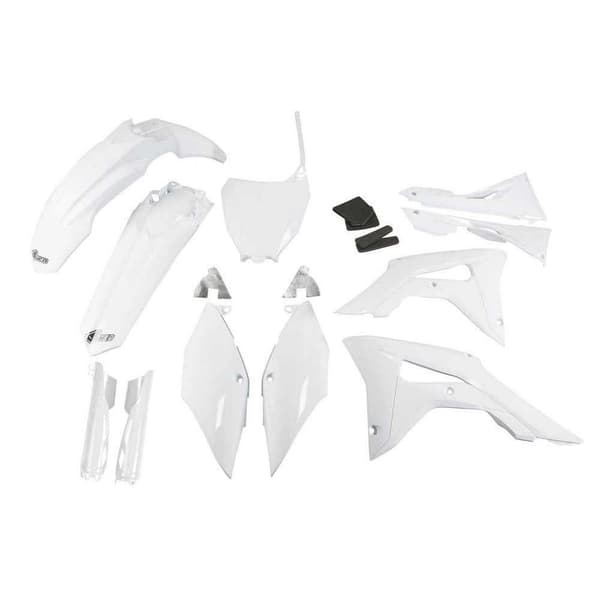 Ufo Plastsæt Honda Crf 250r/450r 2018-2021 With Airbox Cover Eu Hokit123f-041 Fork Protectors &