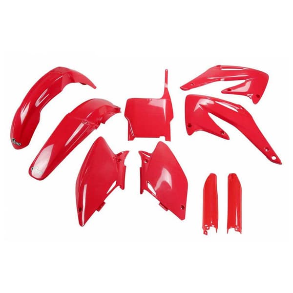 Ufo Plastsæt Honda Crf 450r 2004-2004 Hokit107f-070 Fork Protectors &