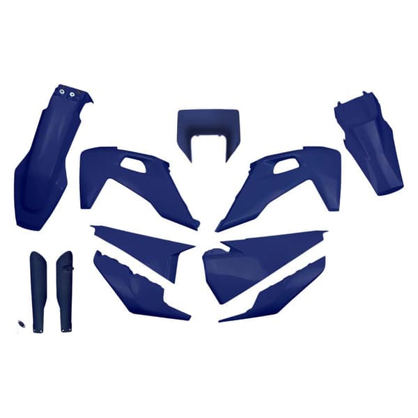 Ufo Plastkit Husqvarna Te/tx/fe 2020-2022 With Headlight Hukit623f-087 Fork Protectors &