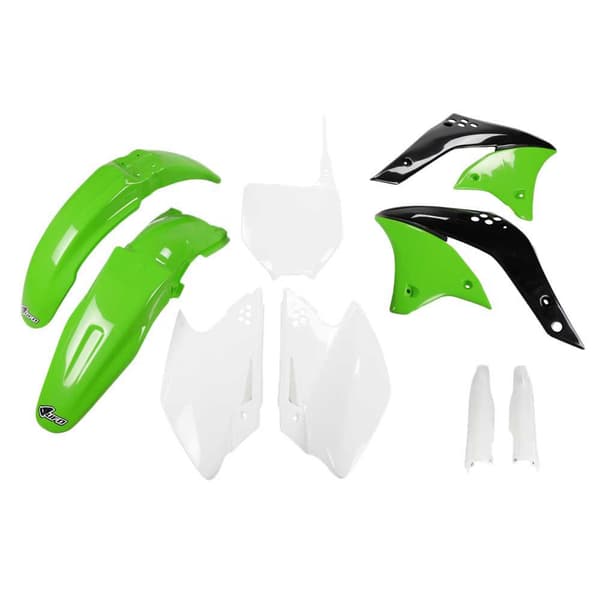 Ufo Plastkit Kawasaki Kxf 250 2006-2006 Kakit204f-999 Fork Protectors &