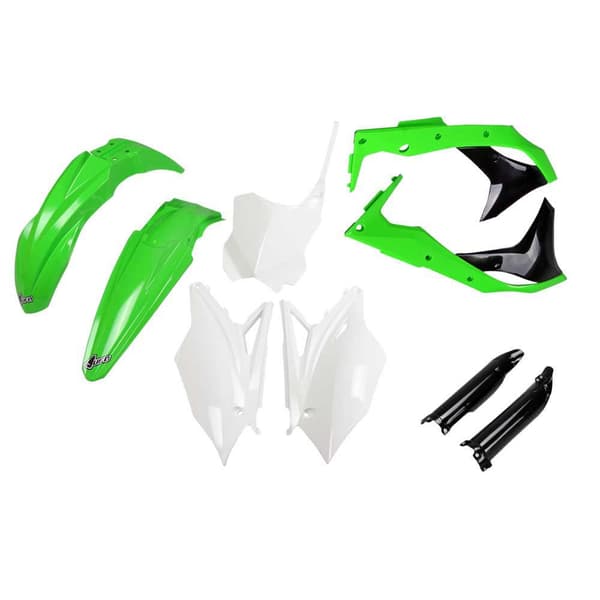 Ufo Plastsæt Kawasaki Kxf 250 2018-2020 Kakit225f-999 Fork Protectors &