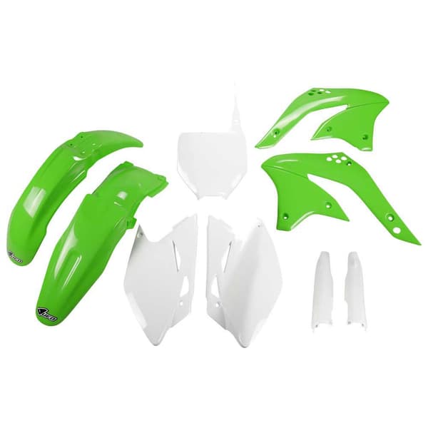 Ufo Muovisarja Kawasaki Kxf 450 2008-2008 Kakit211f-999 Fork Protectors &