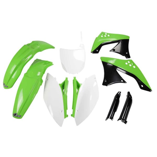 Ufo Plastkit Kawasaki Kxf 450 2009-2011 Kakit213f-999 Fork Protectors &
