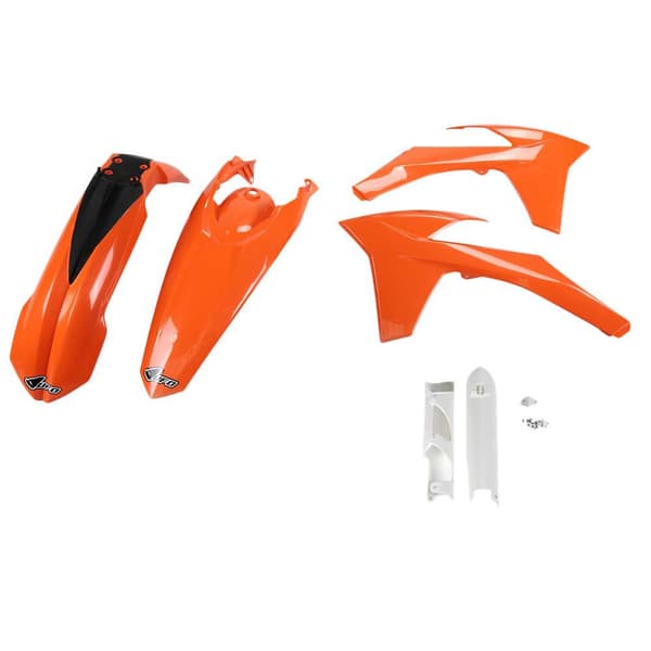 Ufo Muovisarja Ktm Exc/exc-f 2012-2013 Ktkit513f-999 Fork Protectors &