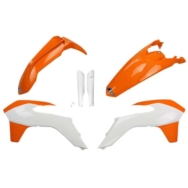 Ufo Plastkit Ktm Exc/exc-f 2014-2016 Ktkit516f-999w Fork Protectors &