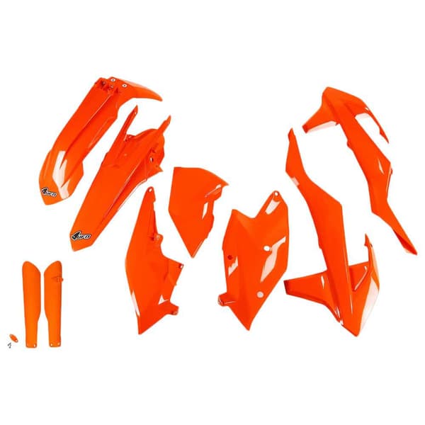 Ufo Plastkit Ktm Exc/exc-f 2017-2019 Ktkit518f-fflu Fork Protectors &
