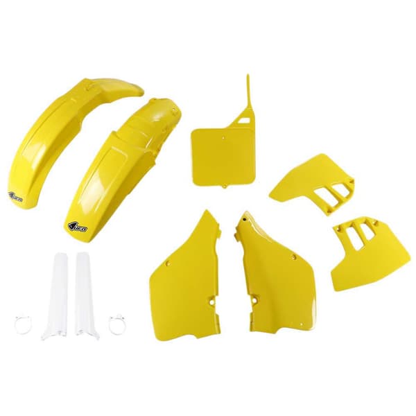 Ufo Plastkit Suzuki Rm 125 1992-1992 Sukit397f-101 Fork Protectors &